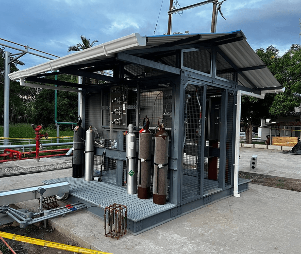 Natural Gas Quality Measurement System at Ecopetrol's Galán Dehydration Plant