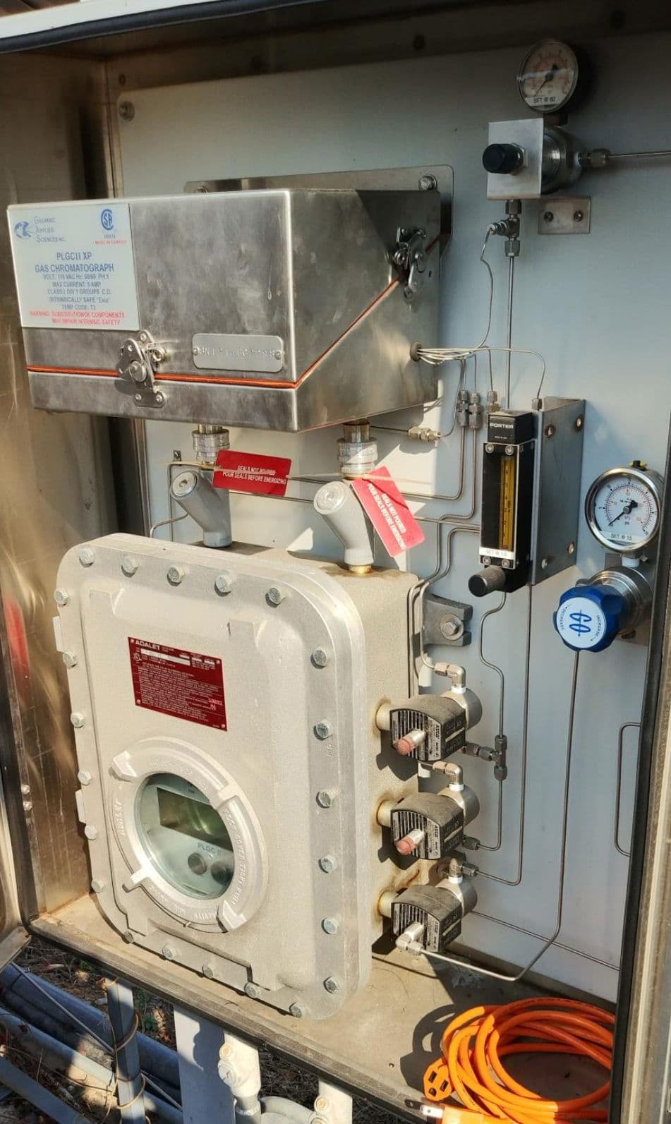 Natural Gas chromatography analysis at the Boquerón de Hocol Station