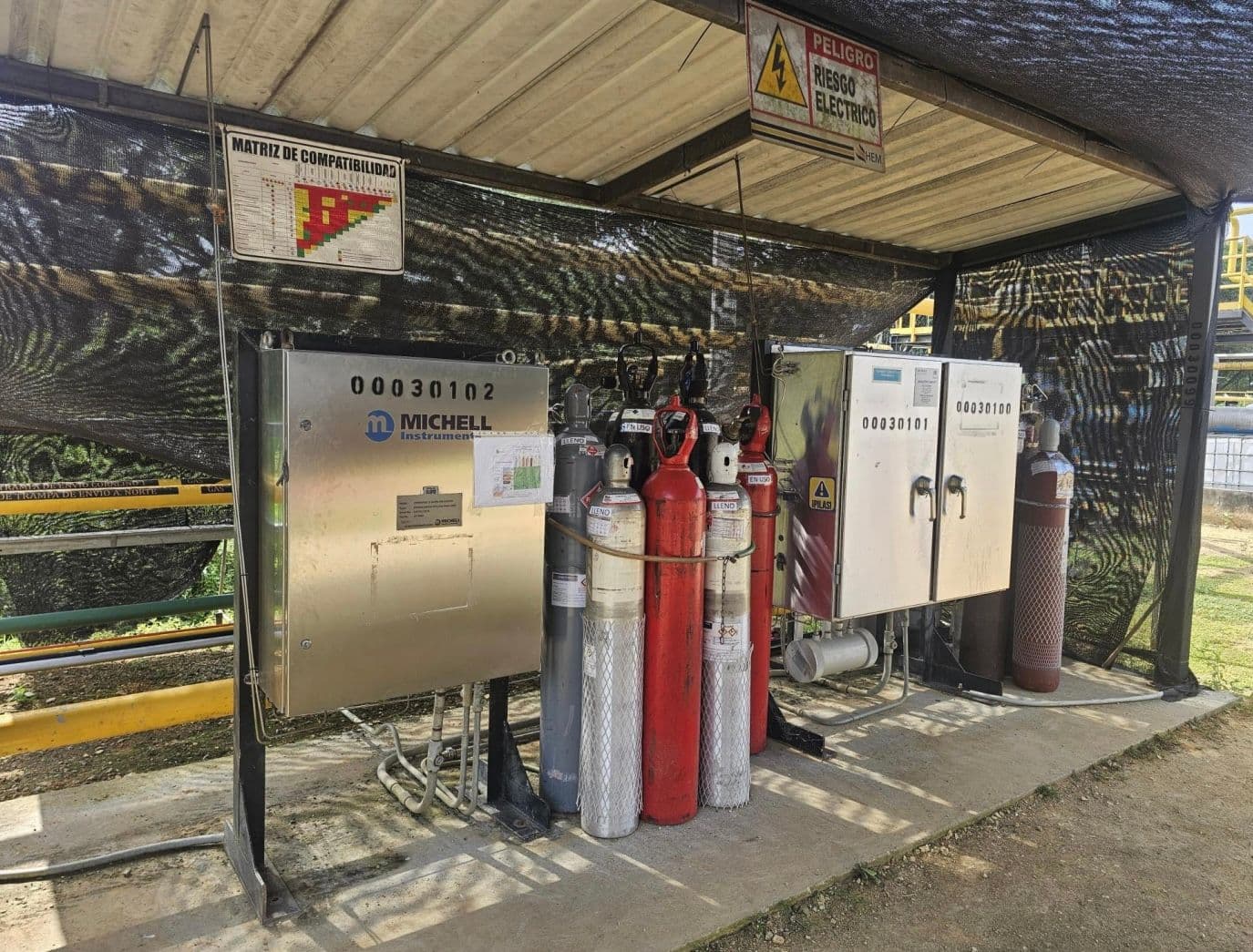 Natural Gas Quality Measurement System in Campo Arrecife de Hocol